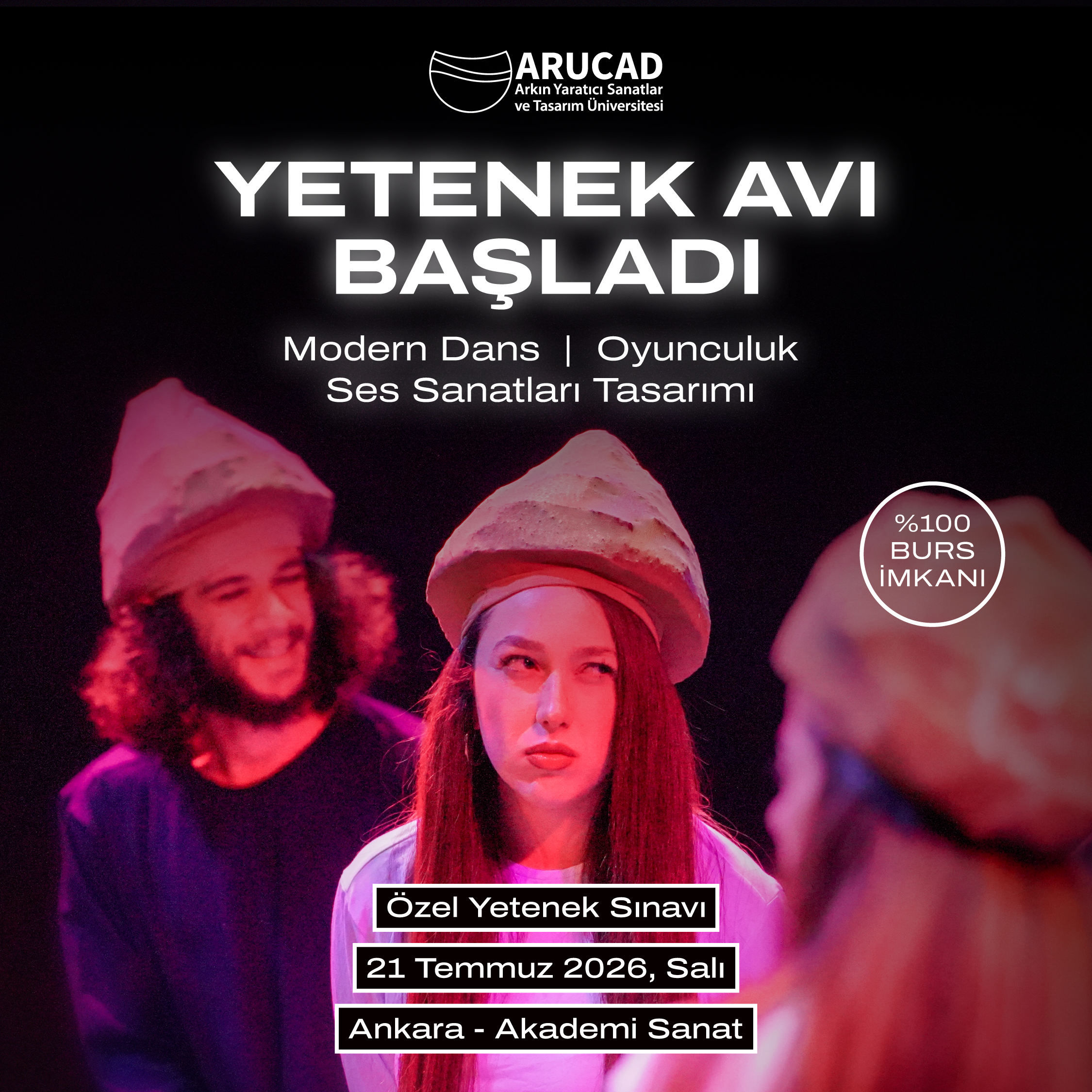 21 Temmuz 2026<br> Ankara Akademi Sanat<br>Halise Erşan İş Merkezi, Kızılay, Fidanlık, <br>Mithatpaşa Cd. No:4 No:23 D:3, 06270 <br>Çankaya/Ankara, Türkiye