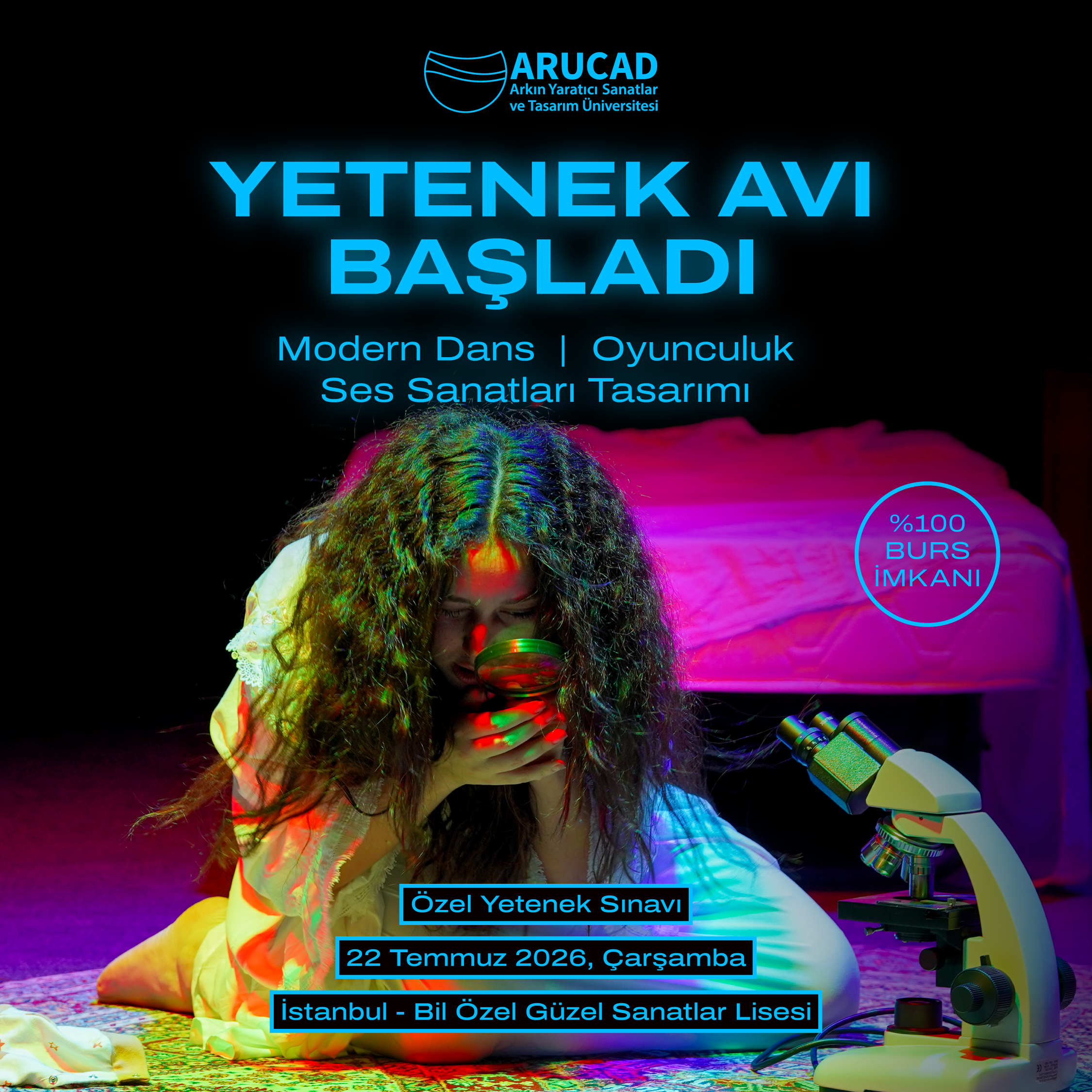 22/07/2026, İSTANBUL<br>Bil Özel Güzel Sanatlar Lisesi<br>Hasanpaşa Mahallesi, Uzunçayır Caddesi, No:16 <br>Kadıköy / İstanbul